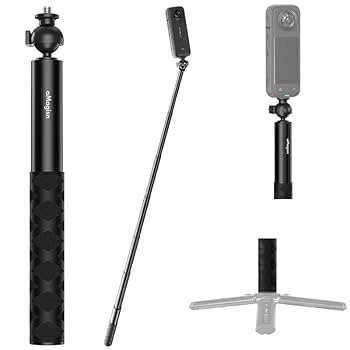 Insta360 ONE X3 公式自撮り棒セット+270cm自撮り棒 Amazon | Insta360 X5 X4/ONE X3 X2/ONE RS/ONE R 対応 ミニ 自